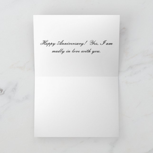 Agradecimiento Tarjeta de felicitación 5x7. Oso panda feliz de an (Interior)