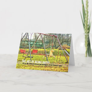 Agradecimiento Tarjeta de felicitación BACKYARD PLAY