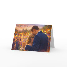Tarjeta de felicitación "Baile de padre e hija" Pr