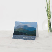 Tarjeta de felicitación Ben Nevis, Escocia