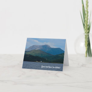 Agradecimiento Tarjeta de felicitación Ben Nevis, Escocia