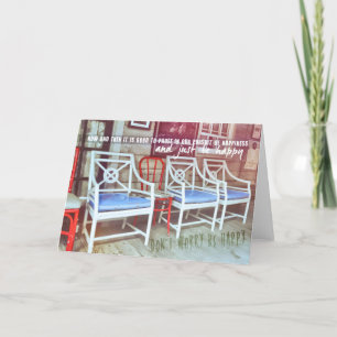 Agradecimiento Tarjeta de felicitación BLUE HEAVEN