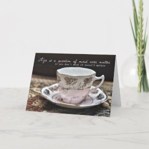 Agradecimiento Tarjeta de felicitación BONE CHINA