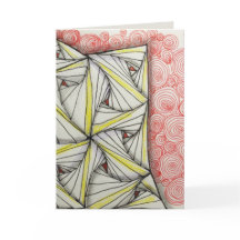 Tarjeta de felicitación brillante en blanco 5x7 -