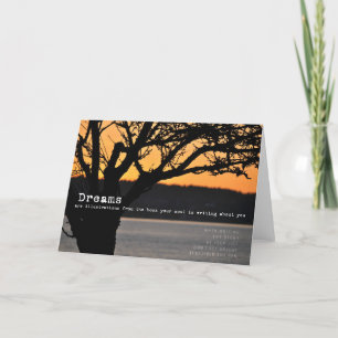 Agradecimiento Tarjeta de felicitación CANADIENSE SUNSET