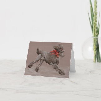 Agradecimiento Tarjeta de felicitación canina de canina de canina