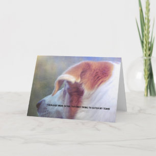 Agradecimiento Tarjeta de felicitación CANINE SALVATION
