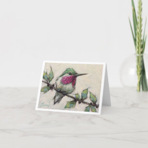 Agradecimiento Tarjeta de felicitación - Colibrí