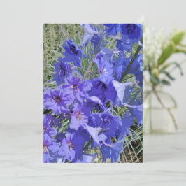 Agradecimiento Tarjeta de felicitación con diseño de flor de espu