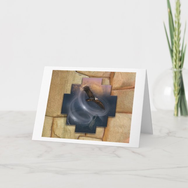Agradecimiento Tarjeta de felicitación Cóndor (Anverso)