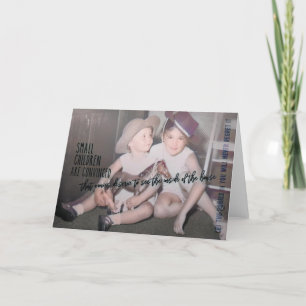 Agradecimiento Tarjeta de felicitación COWGIRLS