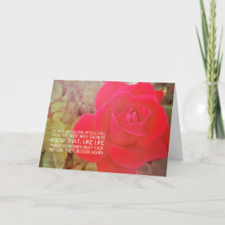 Agradecimiento Tarjeta de felicitación CRIMSON