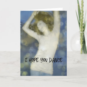 Agradecimiento Tarjeta de felicitación DANCE