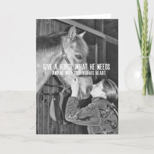 Agradecimiento Tarjeta de felicitación de amor de PONY