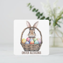 Agradecimiento Tarjeta de Felicitación de Bendiciones de Pascua