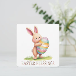 Agradecimiento Tarjeta de Felicitación de Bendiciones de Pascua
