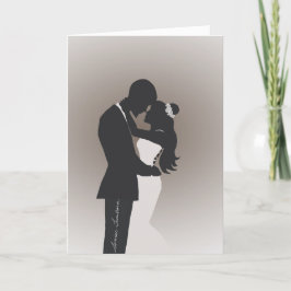 Agradecimiento Tarjeta de felicitación de boda