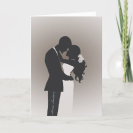 Agradecimiento Tarjeta de felicitación de boda