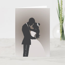 Agradecimiento Tarjeta de felicitación de boda