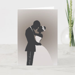 Agradecimiento Tarjeta de felicitación de boda