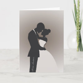 Agradecimiento Tarjeta de felicitación de boda