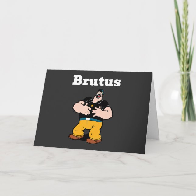 Agradecimiento Tarjeta de felicitación de Brutus (Anverso)