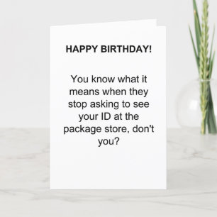 Agradecimiento Tarjeta de felicitación de cumpleaños de almacén d