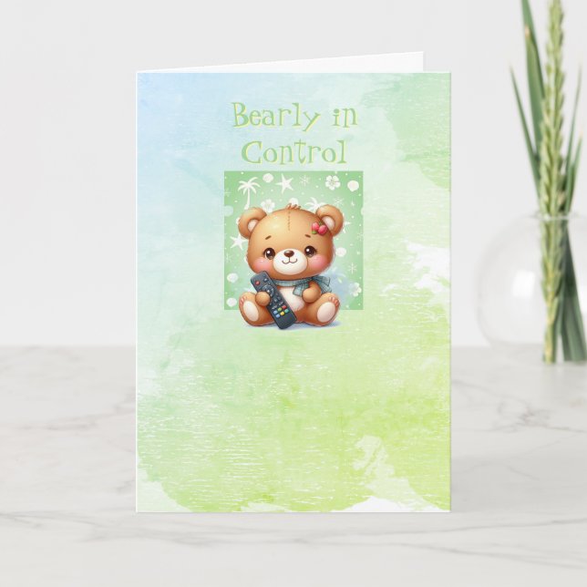 Agradecimiento Tarjeta de felicitación de cumpleaños feliz para T (Anverso)