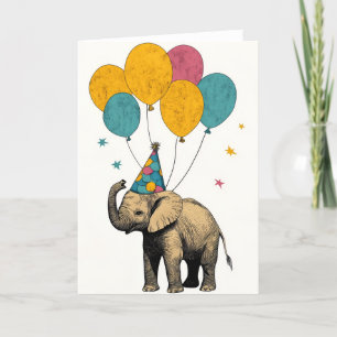 Agradecimiento Tarjeta de felicitación de cumpleaños para bebés e