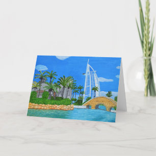 Agradecimiento Tarjeta de felicitación de Dubai