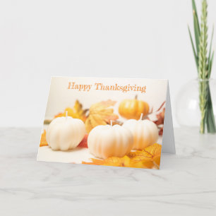 Agradecimiento Tarjeta de felicitación de la calabazas de Acción
