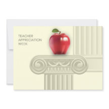 Tarjeta de felicitación de la Semana de Apreciació