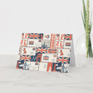 Agradecimiento Tarjeta de felicitación de London Post (en blanco)