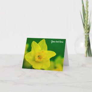 Agradecimiento Tarjeta de felicitación de narciso