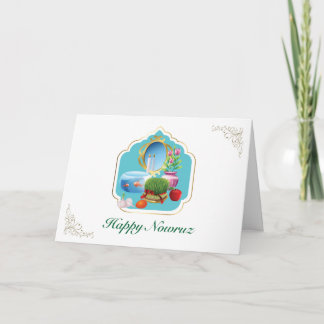 Agradecimiento tarjeta de felicitación de Nowruz
