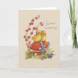 Agradecimiento Tarjeta de felicitación de Pascua Vintage