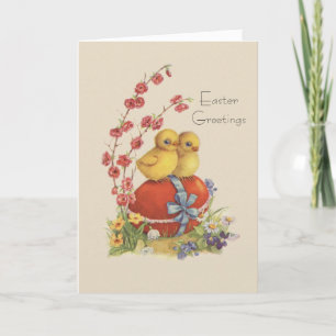 Agradecimiento Tarjeta de felicitación de Pascua Vintage