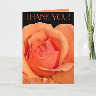Agradecimiento Tarjeta de felicitación de Personalizado Rosa Nara