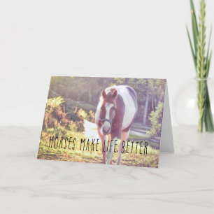 Agradecimiento Tarjeta de felicitación de PONY PINADA