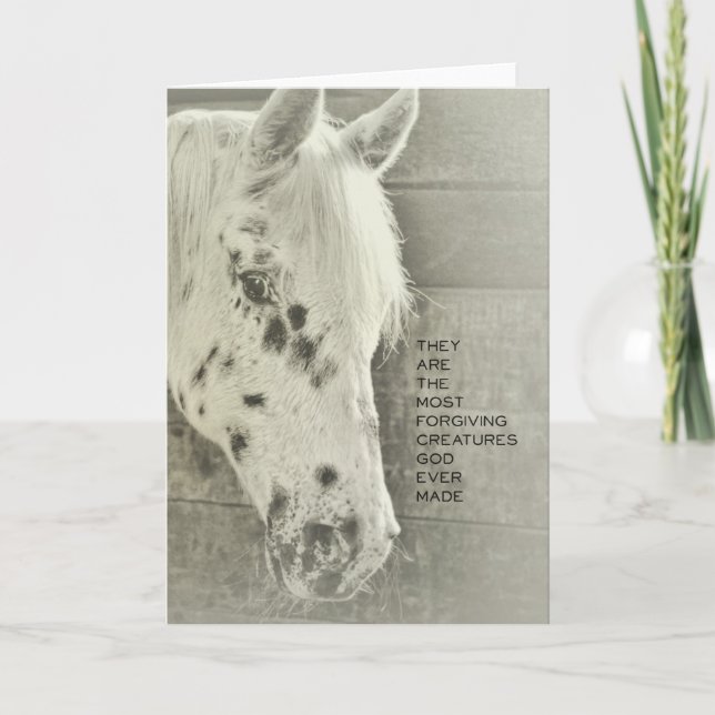 Agradecimiento Tarjeta de felicitación de PONY SPOTTED (Anverso)
