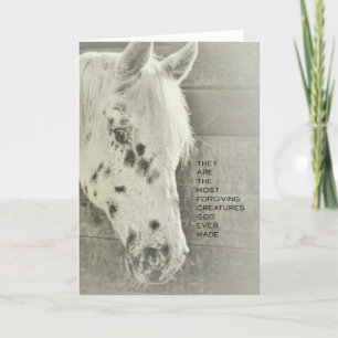 Agradecimiento Tarjeta de felicitación de PONY SPOTTED