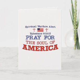 Agradecimiento Tarjeta de felicitación de PRAY FOR AMERICA