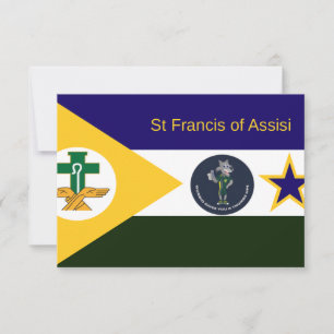 Agradecimiento Tarjeta de felicitación de San Francisco de Asís