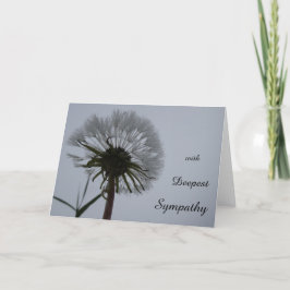 Agradecimiento Tarjeta de felicitación de Serene Dandelion