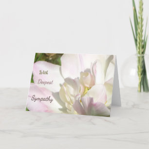 Agradecimiento Tarjeta de felicitación de simpatía por tulipanes 