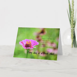 Agradecimiento Tarjeta de felicitación de VERANO GARDEN