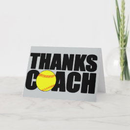 Agradecimiento Tarjeta de felicitación del entrenador Personaliza