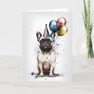 Agradecimiento Tarjeta de felicitación del Fiesta de Bulldog fran