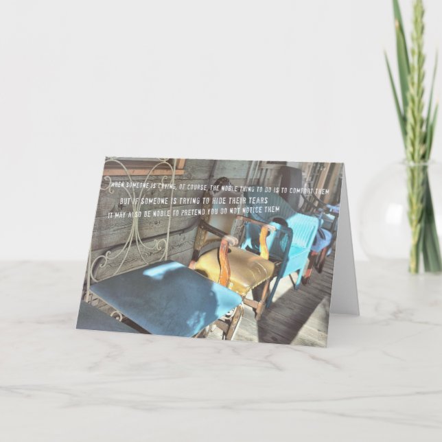 Agradecimiento Tarjeta de felicitación ECLECTIC (Anverso)