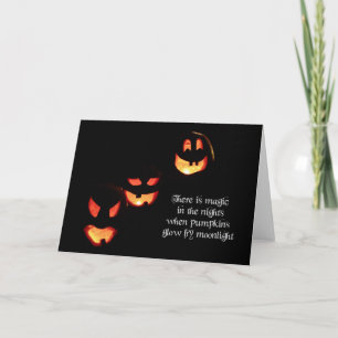 Agradecimiento Tarjeta de felicitación EVE de ALL HALLOWS